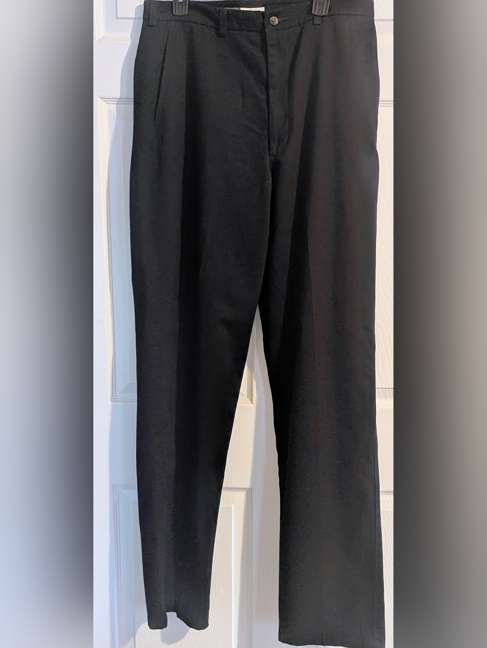 St. John's Bay Men's Black Dress Trousers